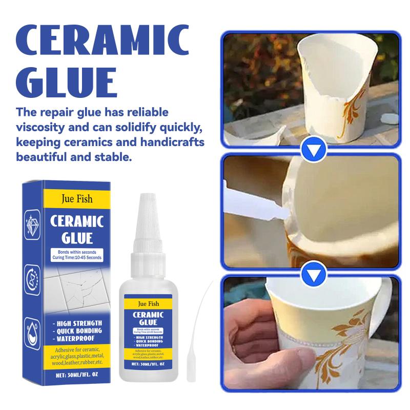 Multiuse Ceramic Adhesive for Household Fast Repair of Porcelain Cracks Strong Bond Restoration Aid