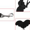 Harness with wings for small dogs and cats with a leash S 2-3.5 kg (black)
