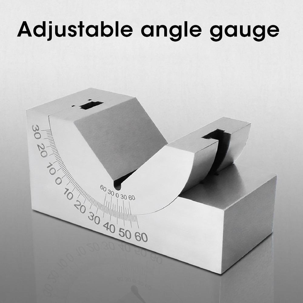 Alloy Steel Material Micro Gauge Block 0-60° Range Adjustable Angle Block For Milling Machine