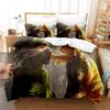Naruto Bedding Set Quilt Cover Uchiha Sasuke Pillowcase Anime Kakashi Decor Bed Spead Bedroom Duvet Cover Bedding Suit Kids Gift