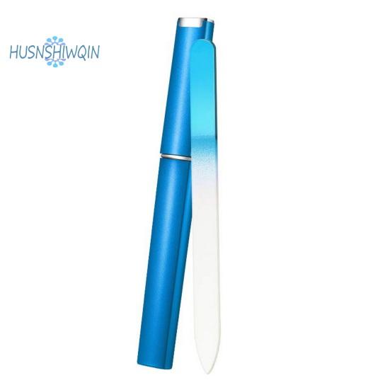 

Пилочка для ногтей из искусственного хрусталя — непористая, прочная, многоразовая маникюрная пилка с ярким дизайном для здоровых ногтей синий