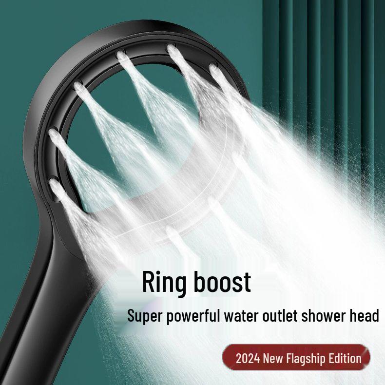 Love Heart Pressurized Shower Head Set with Heater