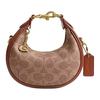 COACH Cow Leather Shoulder Bag Mini Women's Brown CR510-B4XHG