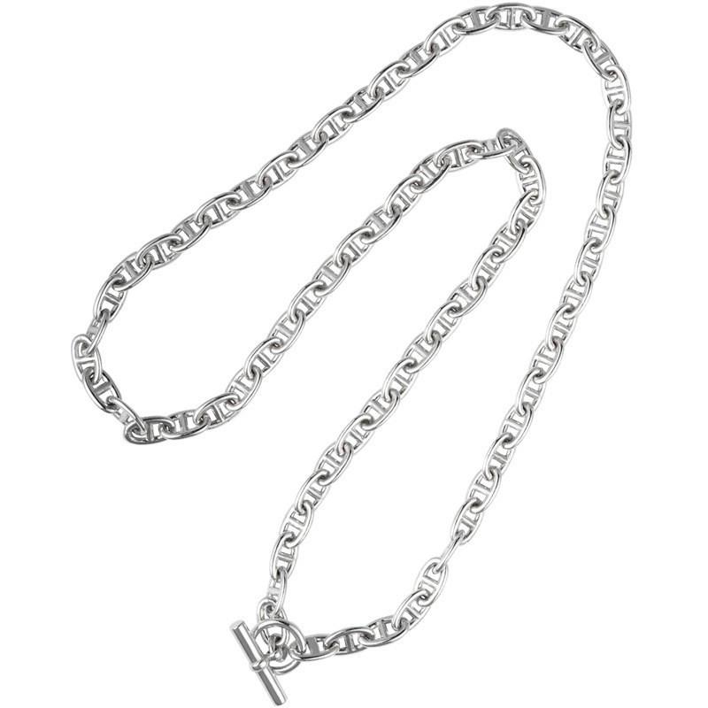 

Универсальное женское ожерелье на ключицу в стиле хип-хоп с серебряным покрытием S925