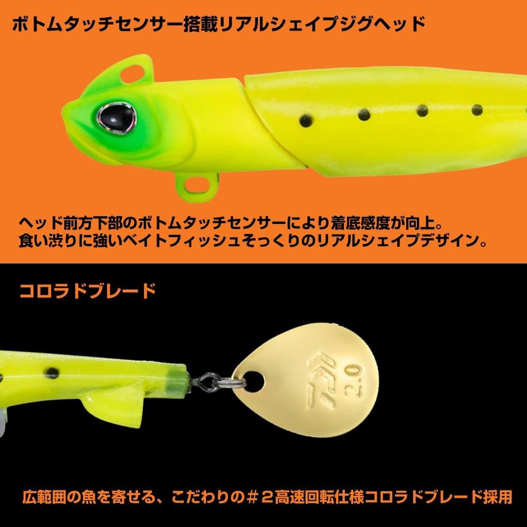 Daiwa SB Rodem R Matte Chart Sardine Lure Blade-18g