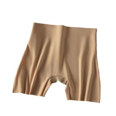 Short de sécurité taille haute pour femme, culotte en soie sans couture, sous-vêtements pour filles, boxers pour femmes