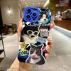 Cute Cool Cartoon Sunglasses Cat Rabbit Phone Case For Samsung Galaxy A35 A54 A55 S25 S24 S23 S22 S21 S20 Ultra Plus FE Cover