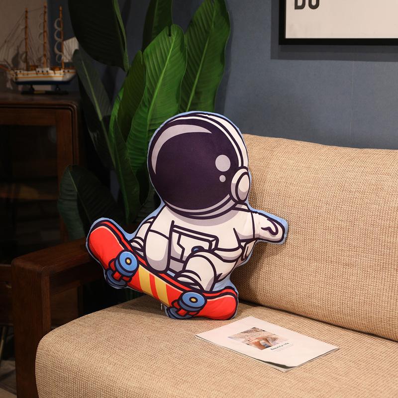 Creative Astronaut Throw Pillow Plush Toy Home Sofa Cushion Decoration Girl Holding Sleeping Doll