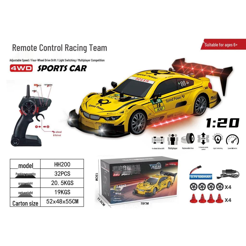 High-Speed RC Drift Car: GTR Competition 4WD Mustang