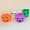 10pc Halloween Candy Bucket Pumpkin Bucket Portable Basket Kids Favor Trick Or Treat Bucket Halloween Party Decoration Supplies