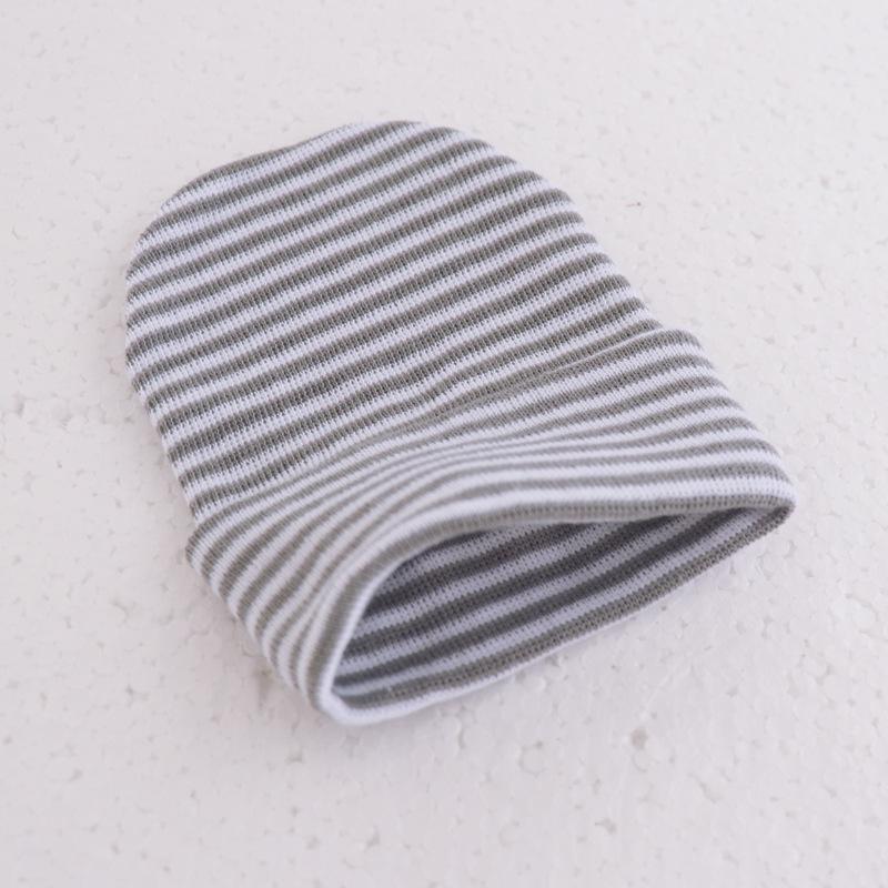 Cute Newborn Baby Hat Infant Girl Boy Comfy Striped Hospital Cap Winter Warm Toddler Outdoor Casual Beanie Newborn Hat