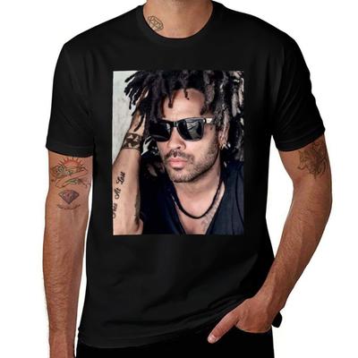 Lenny Kravitz Art Tshirt Christmas Casual Short Sleeve Top