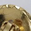 Chanel COCO Mark Matelasse Earring Vintage Plated Gold 39.8g Women Used