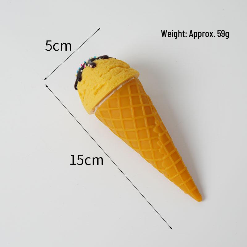 Ice Cream Toy Cone Simulation Display Props for Cold Drink Shop
