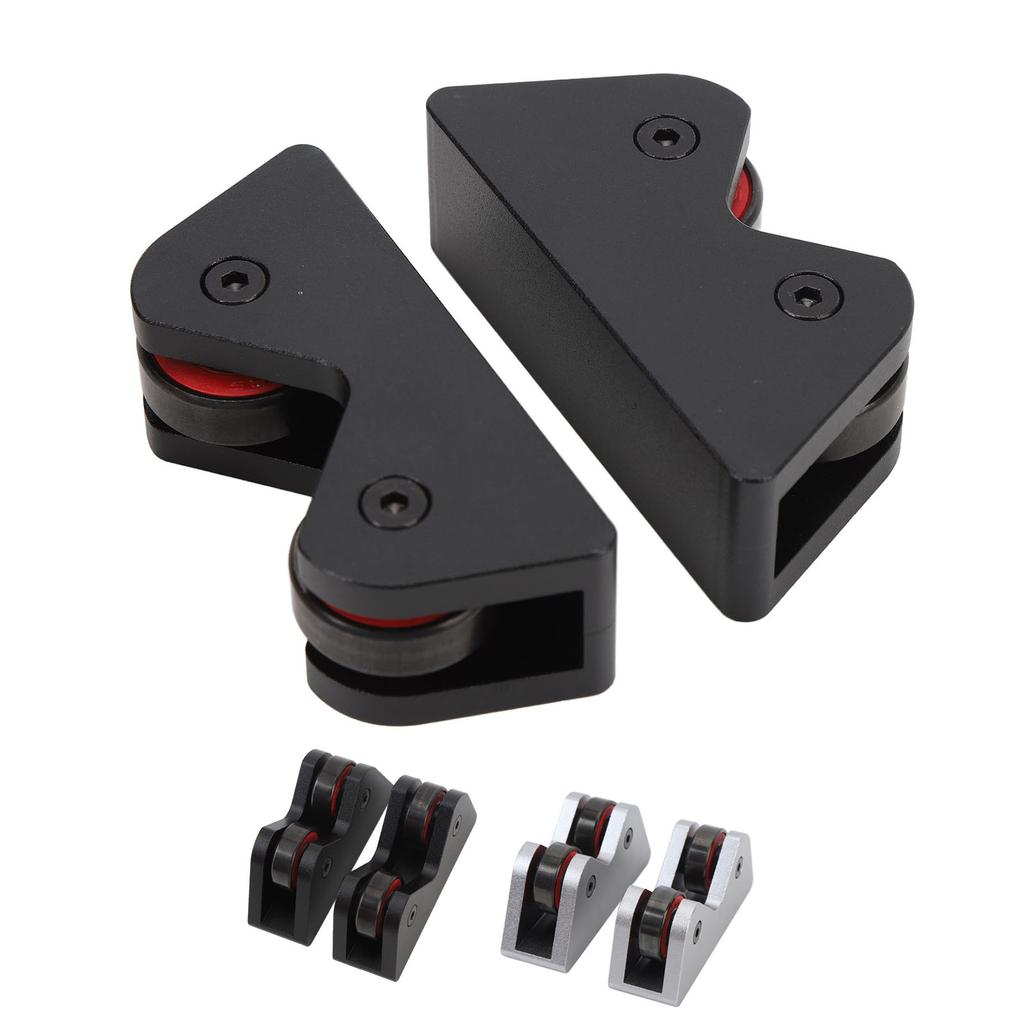 2PCS Billiard Cue Straightness Checker Stainless Steel Pool Cue Stick Shaft Roller Straightness Dete