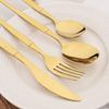 Silver Dinnerware Set 4/16/24/32Pcs Stainless Steel Silverware Set Knife Fork Spoon Cutlery Kitchen Flatware Set Tableware Gift