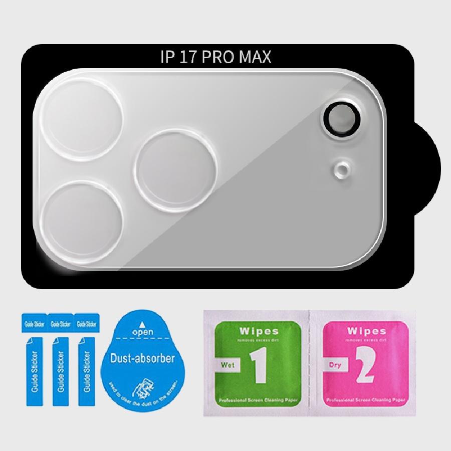 For iPhone Air 11 12 13 14 15 Plus Mini 16 17 Pro Max Camera Lens Protector Tempered Glass