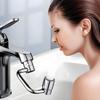 U Shaped 1080° Alloy Universal Swivel Faucet Spray Head,Wash Basin Robot Arm Extension Faucet,Sink Aerator Spout,Kitchen Faucets