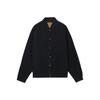 Levis Casual Fashion Loose Solid Color Ribbed Stand Collar Long Sleeve Jacket Men Jacket 005MZ-0000