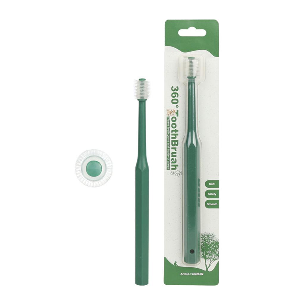 360-Grad-Zahnbürste für Hunde und Katzen Haustier-Zahnbürste Trainingszahnbürste Weiche Borsten Zahnpflege Haustierpflegeprodukt