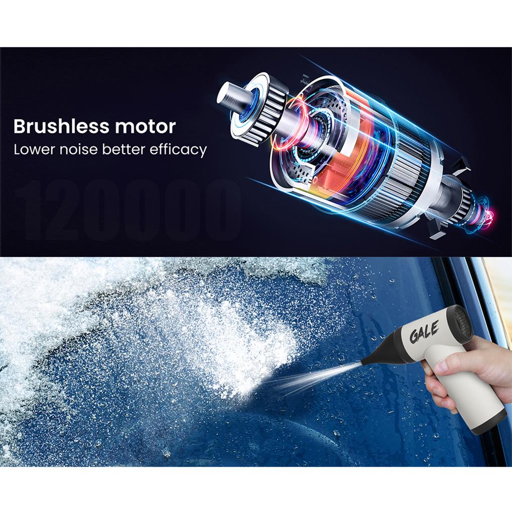 Mini Jet Blower Blower Mini Tur-bo Jet Air Blower Lightweight Air Blower 2000mAh Brushless Motor