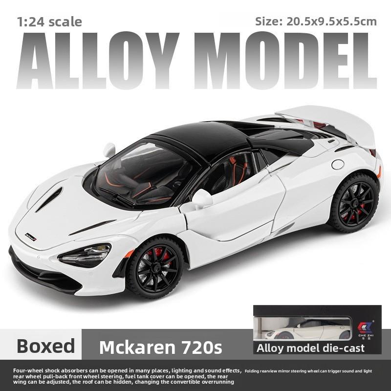 1:24 Alloy Car Model With Sound Light Open Doors For Kids Playroom