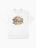 Happy Halloween Moon T-Shirt Vintage Autumn Pumpkin Graphic Unisex Fall Tee