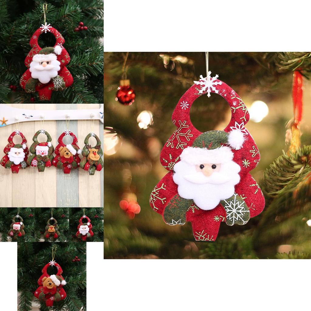 Cozy Festive Collection Of Christmas Plush Decorations For Doors Featuring Santa And Friends