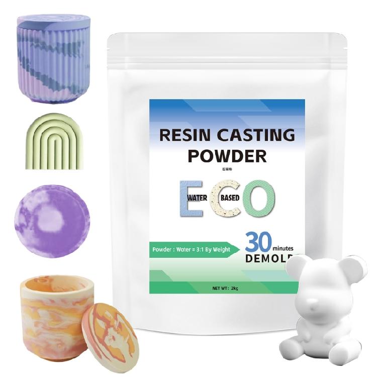 300/500/1000/2000g Gessi a Polimerizzazione Rapida Polvere da Colata in Resina Polvere da Colata in Resina Polvere di Gessi in Resina