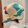 Dinosaur Earflap Beanie for Kids 3-10 Years Winter Knit Hat Soft Warm Boys Girls Christmas Halloween Party Hat Easy CareStretchy