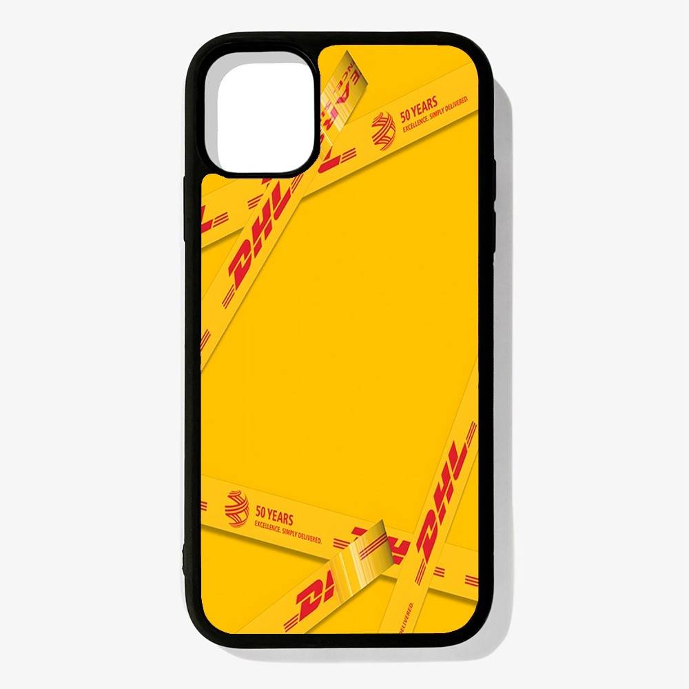 D-DHL-L logo PC+TPU Shockproof Protective Phone Case For iPhone17 14 15 16 Pro max 13 12 11 17 Air