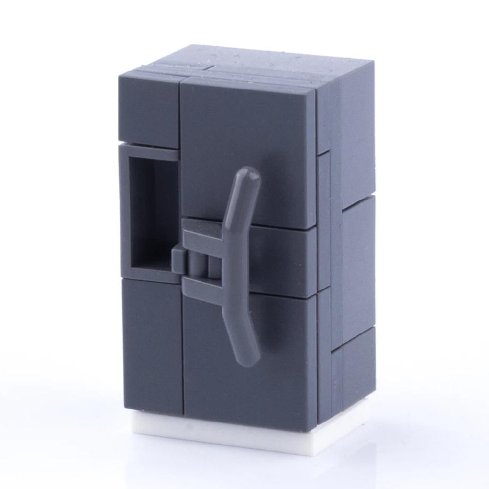 MOC Město Dům Stavebnice Kuchyně Kancelář Ložnice Piano Postel Pohovka Lednice Lampa Knihovna Akvárium Sada Kostek Hračky