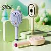 Detangling Hair Brush Electric Steam with Water Spray Reduce Frizz Anti-Static Misting Hairbrush Portable Travel Cordless Fluffy Short