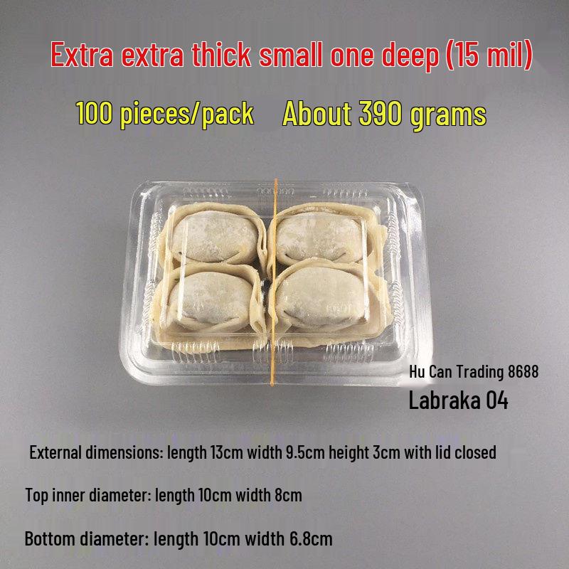 Sushi, Roast Duck, Pastry & Fruit Takeaway Box Set with Free Shipping & 100 Rubber Bands