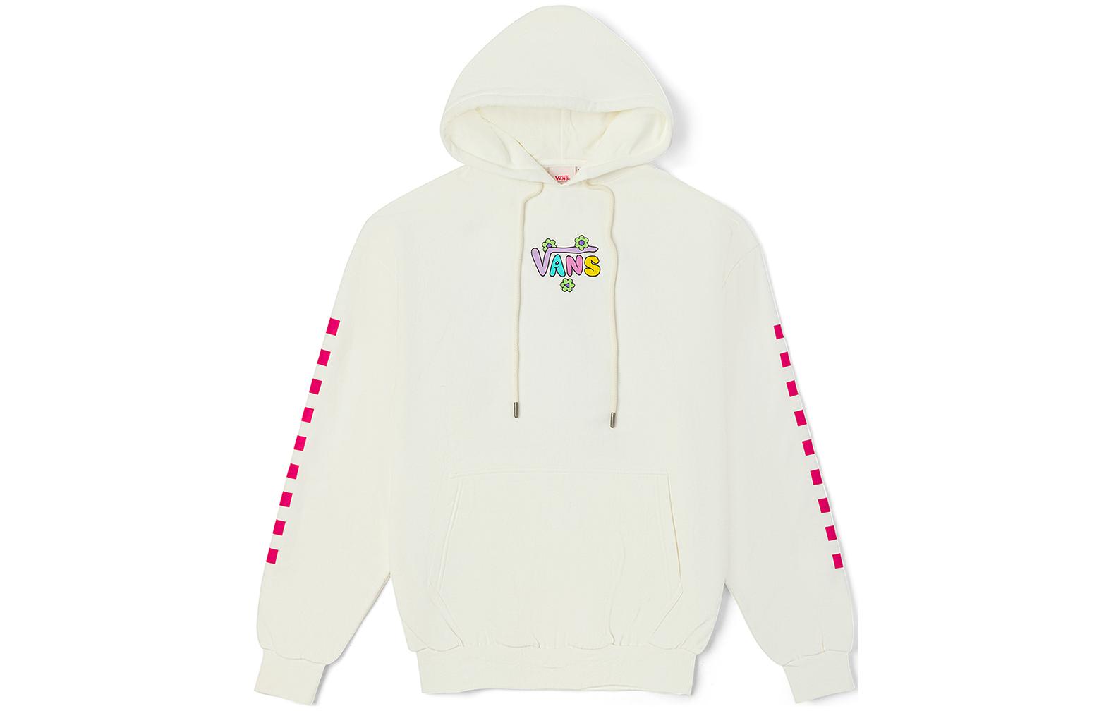 Vans Sweatshirts Women s White Hooded Moderate Regular VN0007VNFS8 L