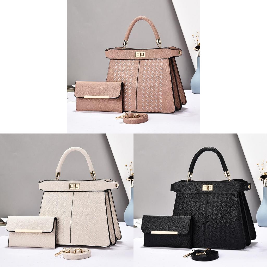 Pu Crossbody Bag For Women With Stitching And Multiple Pockets For Daily Use