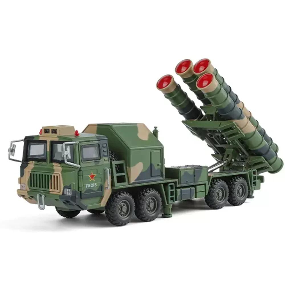 

1:40 Scale HONGQI-9 Missile Vehicle Model Toys Alloy Diecast Cars Doors Opened Slide Forward Military Vehicles Toddler Kids Gift