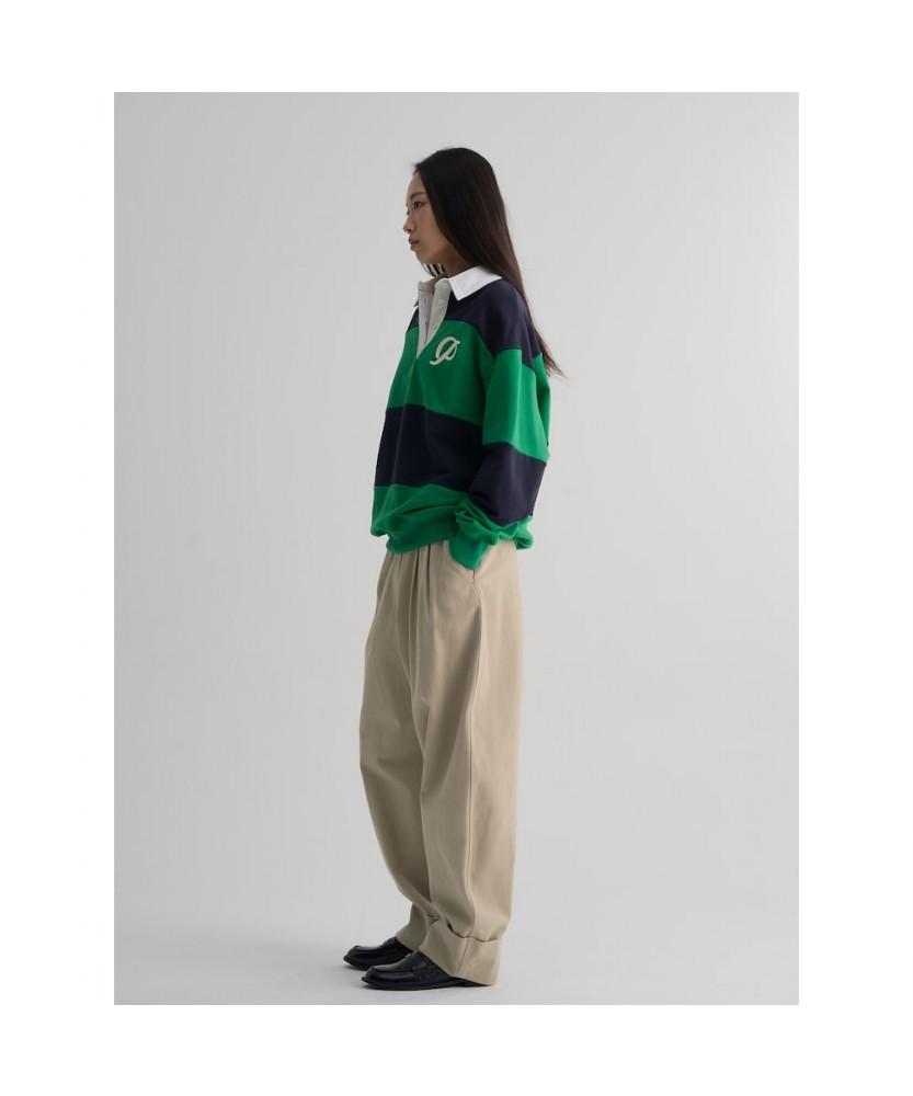 8seconds Collared Rugby T-Shirt Green