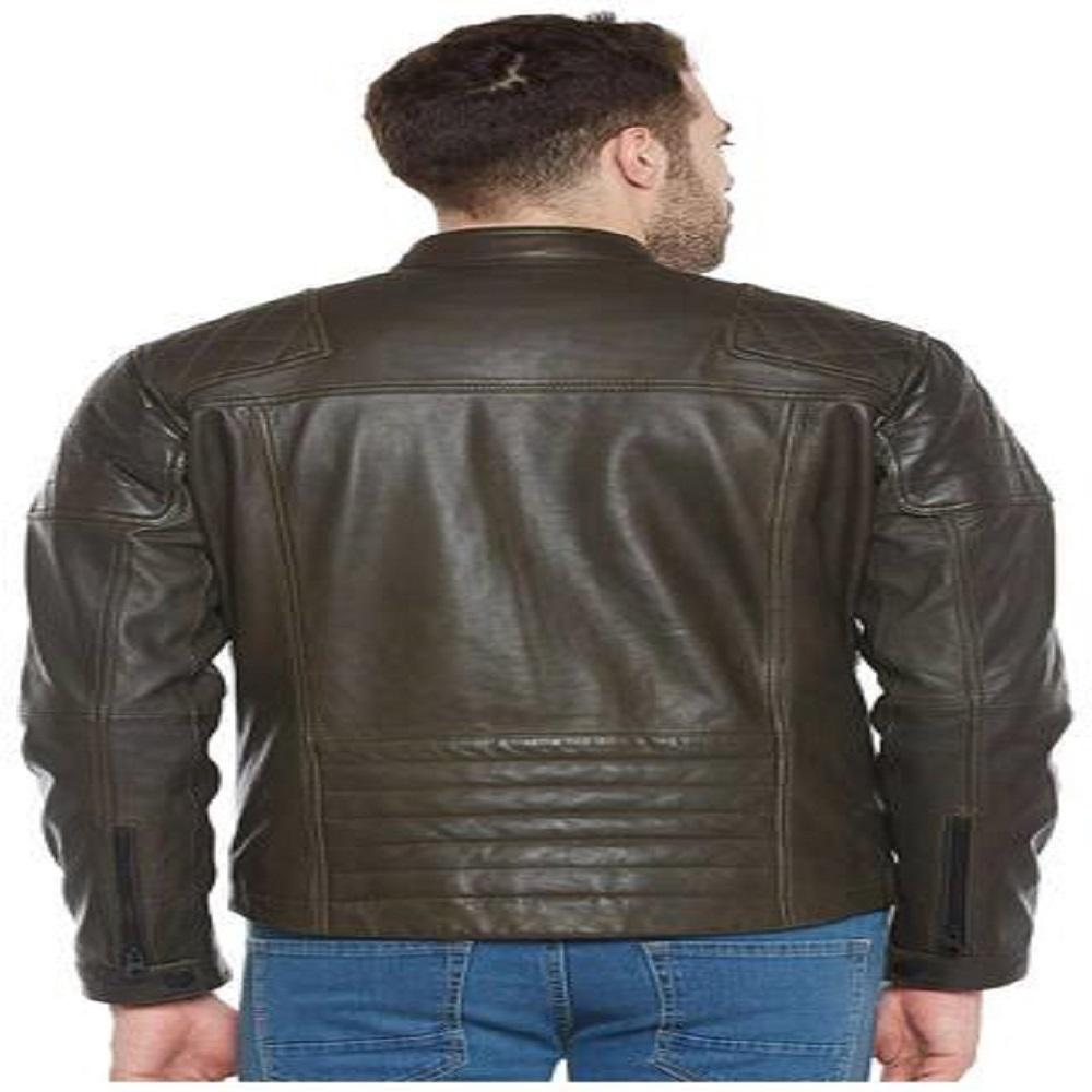 NOORA Men's Real Leather Jacket ST028