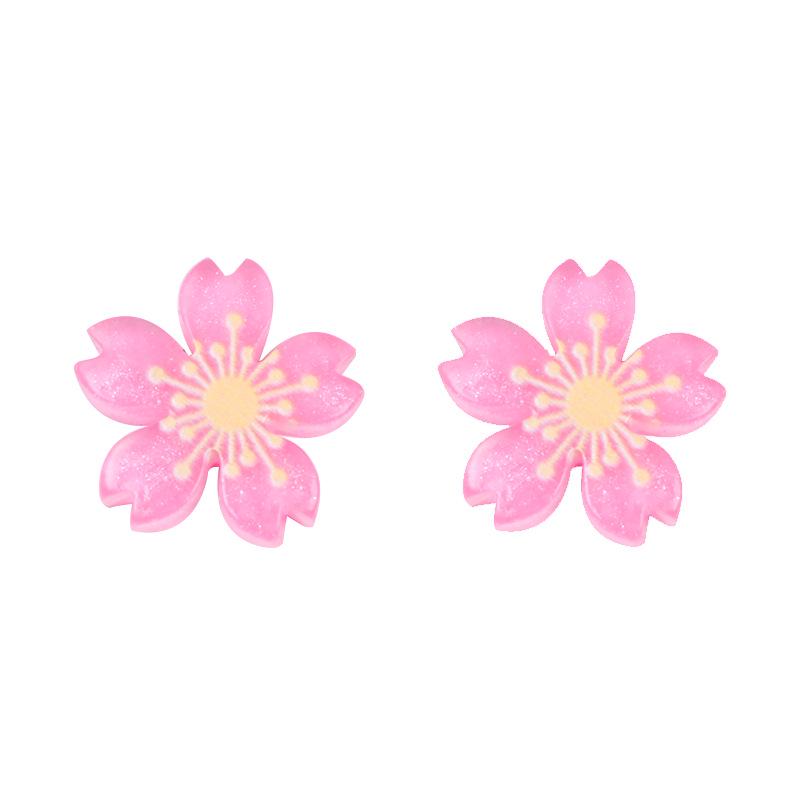 Sweet Flower Resin Ornament DIY Hair & Bag Accessories, Phone Case Stickers