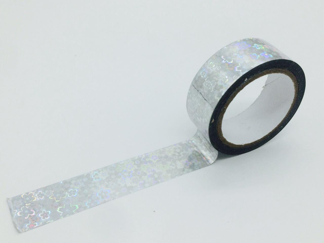 

Reflective Colorful Laser Tape for Stationery, Books, Desks, Chairs, and Gift Wrapping Decorations