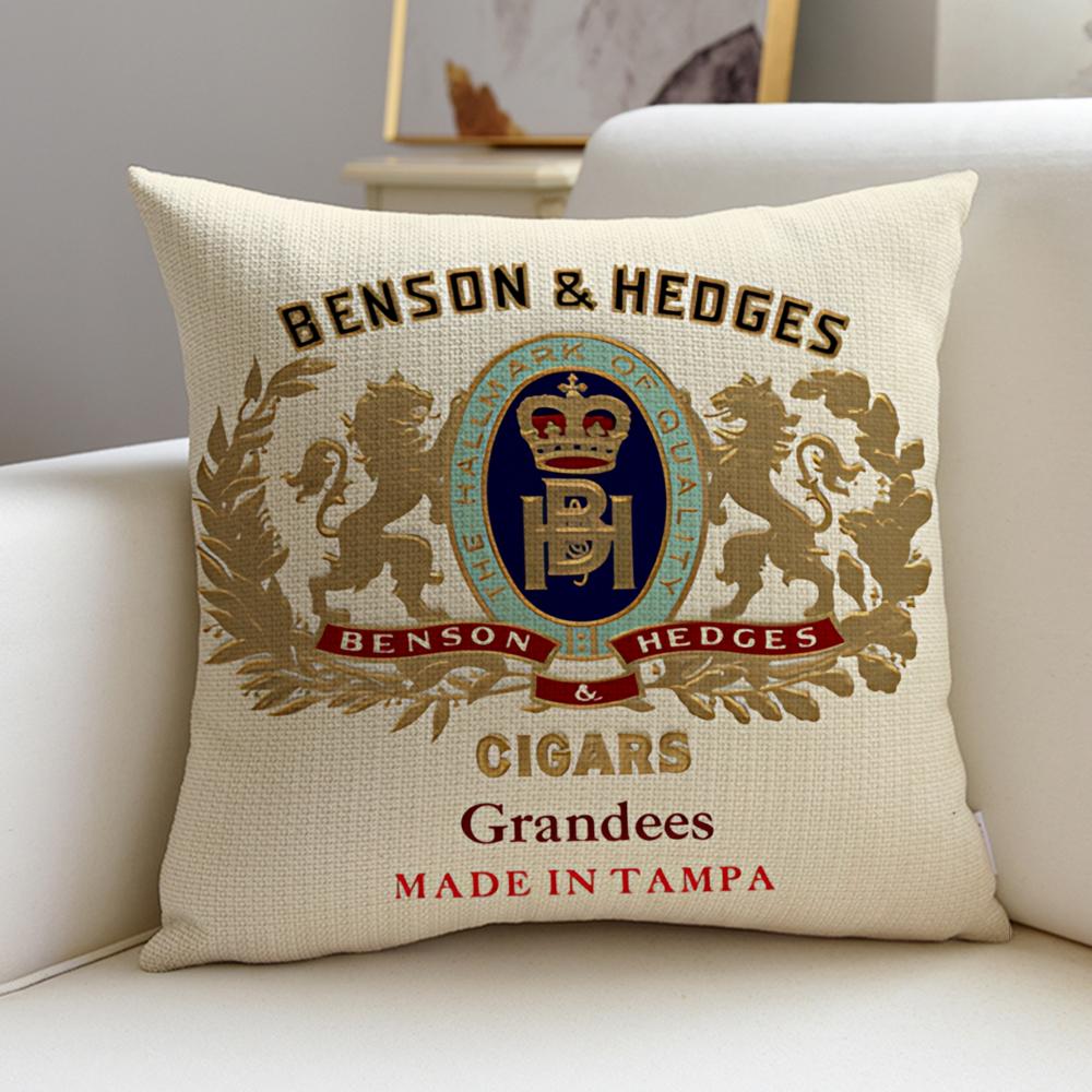 Premium BBenson HedgesS Cushion Cover Pcs Linen Throw Pillow Covers X X Modern Home Decor