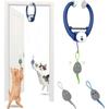 Brinquedos Interativos para Gatos de Interior, Brinquedo Automático Elétrico Varinha com Pena de Pássaro Voador, Melhor Brinquedo de Enriquecimento para Gatinhos e Gatos Adultos Pendurado Elétrico Kitty T