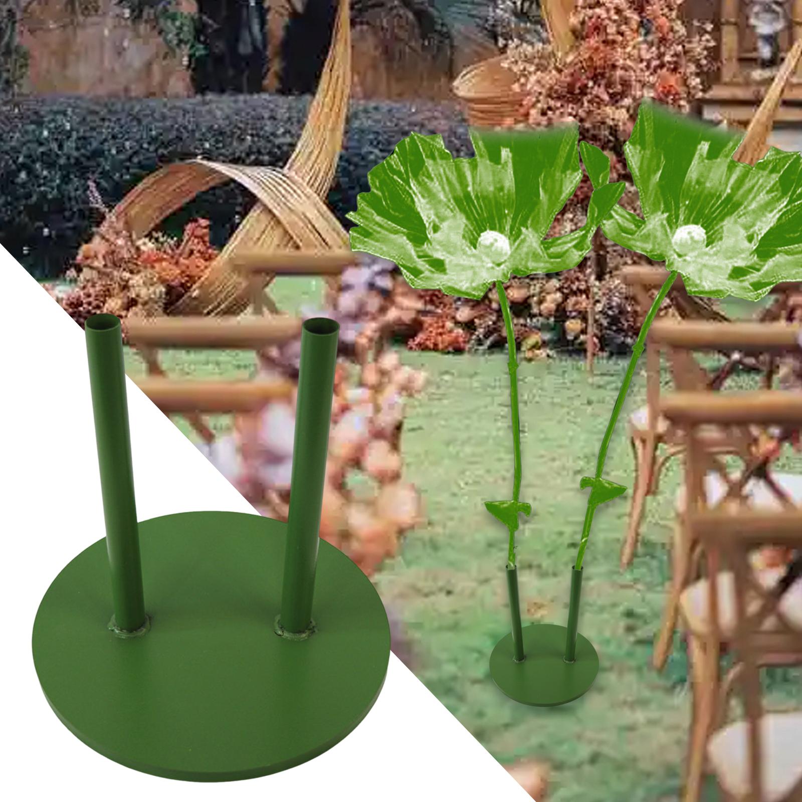 

Iron Art Floral Arrangement Stand for Flower Crown Centerpiece Artificial Flowers DIY Craft Home Decoration