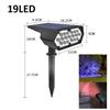 LED Solar Lights Outdoor Waterproof IP65 Lawn Lamp Landscape Spotlights 2Modes Solar Powered Light for Yard Garden Patio Walkway