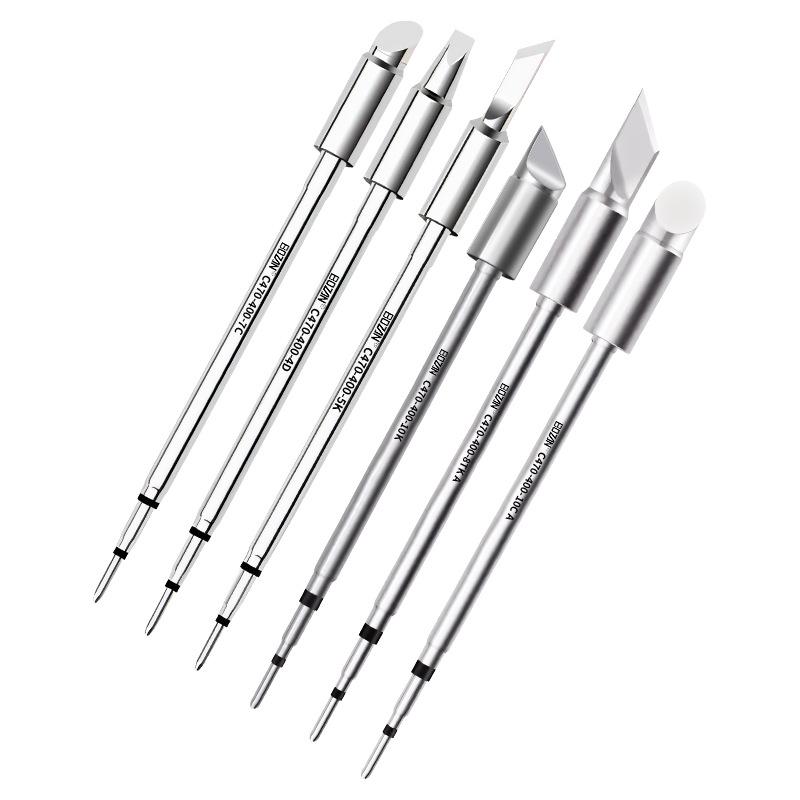 C470 Universal 500W Soldering Iron with High-Quality Heating Core, Blade & Horseshoe Tips for Large Solder Joints