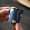 Hand-painted Gesang Pollen Ceramic Tea Cup Chinese High Legged Mug Rough Single Master Cup Special Tea Mug Kung Fu Teaset Gift