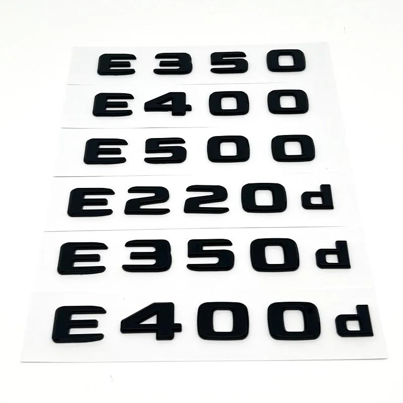 3d Chrome Logo E43 E63 E200 E220 E300 E350 Letters 4MATIC Badge Car Rear Star Sticker AMG Emblem For Mercedes Benz W213 E Class MH0