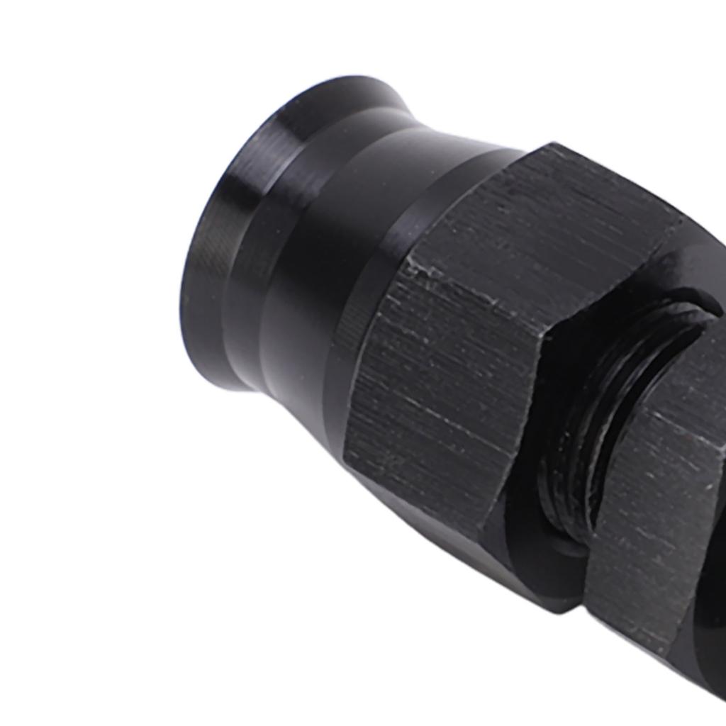 4PCS AN6 Adapter Male Thread Aluminium Alloy  Age Proof with Brass Ferrule for Liquid Gas   Oil