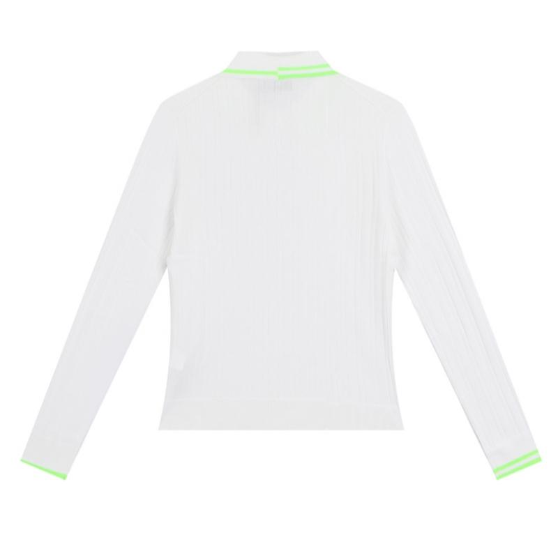 Zippor Women S Cotton Blend Ribbed Sweater Polo